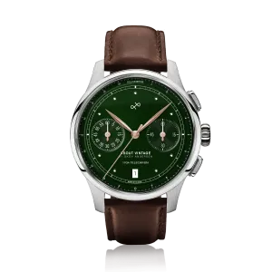 1934 Telechron. Steel / Green