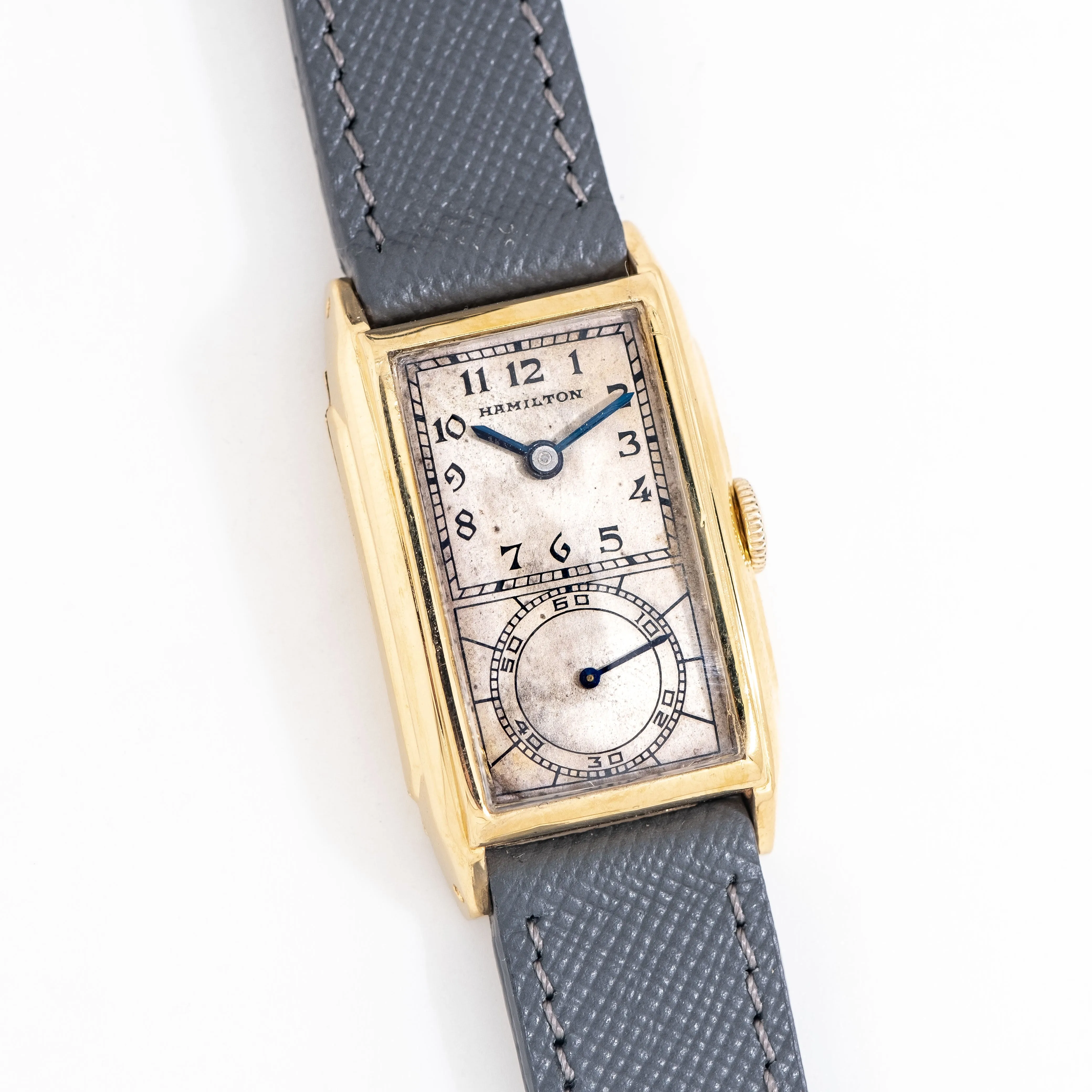 1939 Vintage Hamilton Seckron 14k Yellow Gold Filled Doctor's Watch (# 15207)
