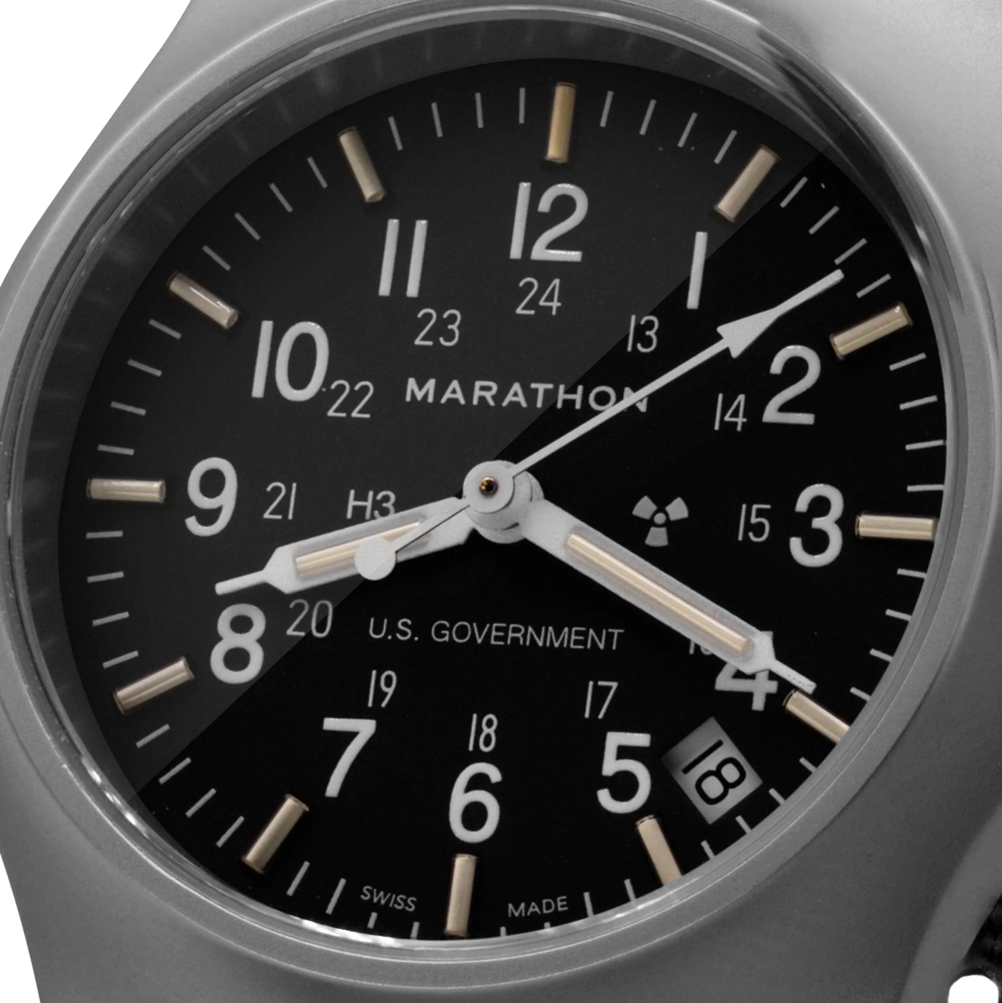 36mm Officer's Quartz w/ Date (GPQ-D)