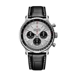 Breitling Navitimer B01 Chronograph Watch, 43mm White Dial, AB0138241G1P1
