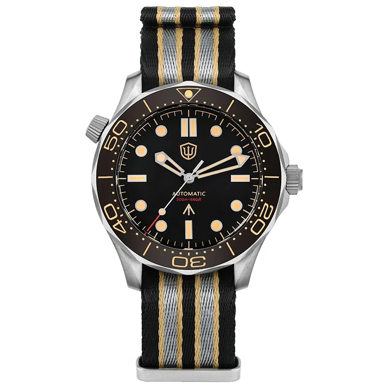 ★EU-Pre-Owned★Watchdives WD007 Titanium NTTD Dive Watch