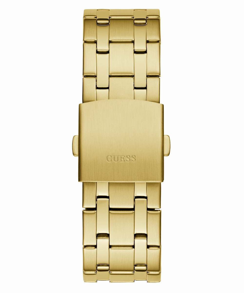 GUESS Mens Gold Tone Analog Watch