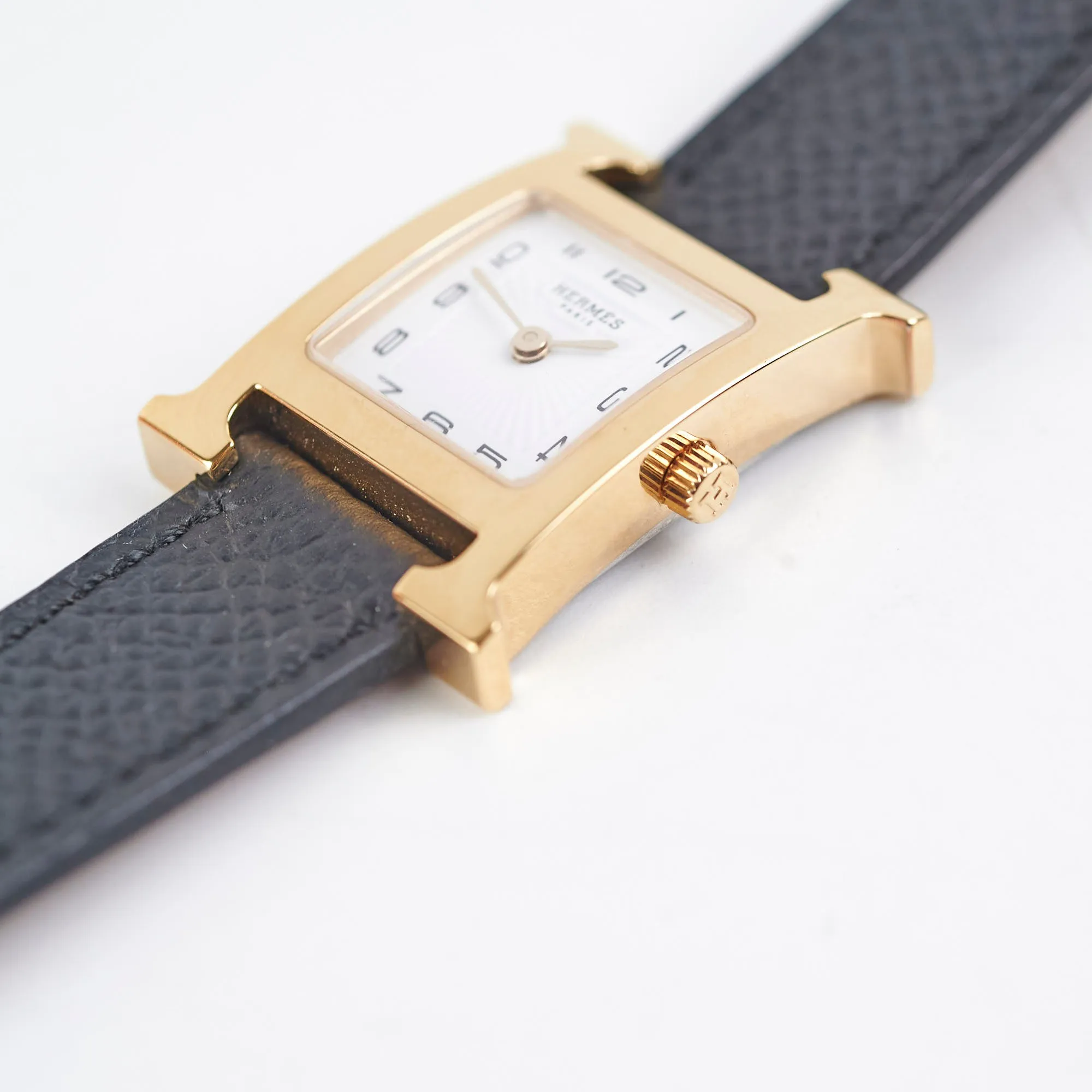 Hermes Heure H Hour Watch Black Small 25mm