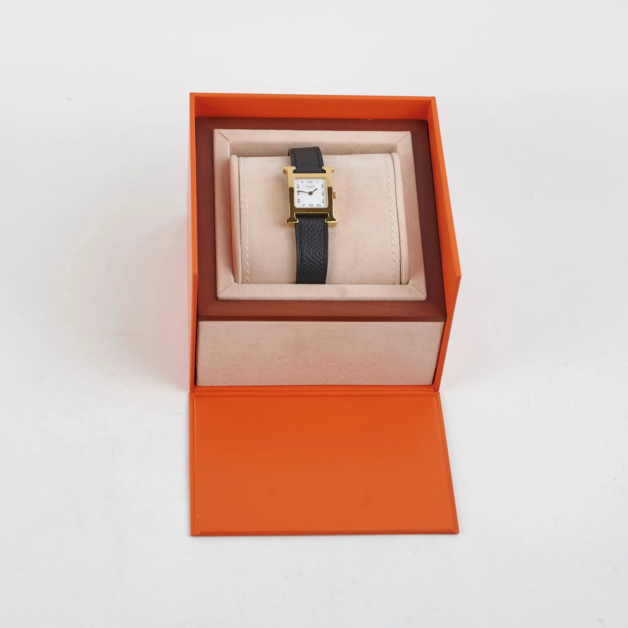 Hermes Heure H Hour Watch Black Small 25mm