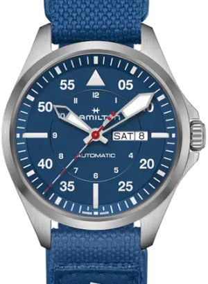 Khaki Aviation Pilot Day Date Auto - Air-Glaciers Edition Ref. H64655941