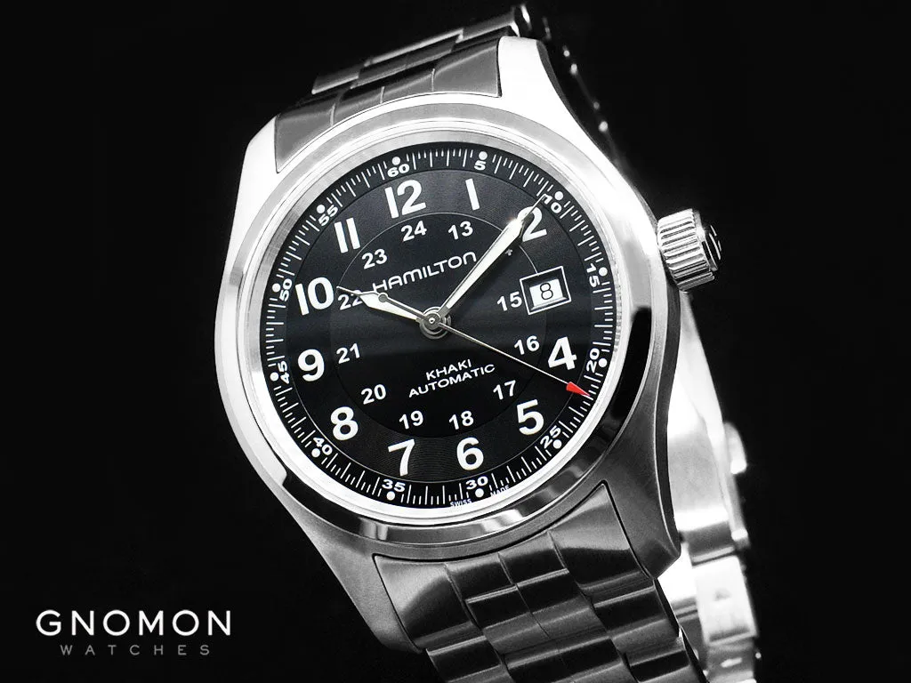 Khaki Field Automatic Black 42 - Bracelet Ref. H70515137