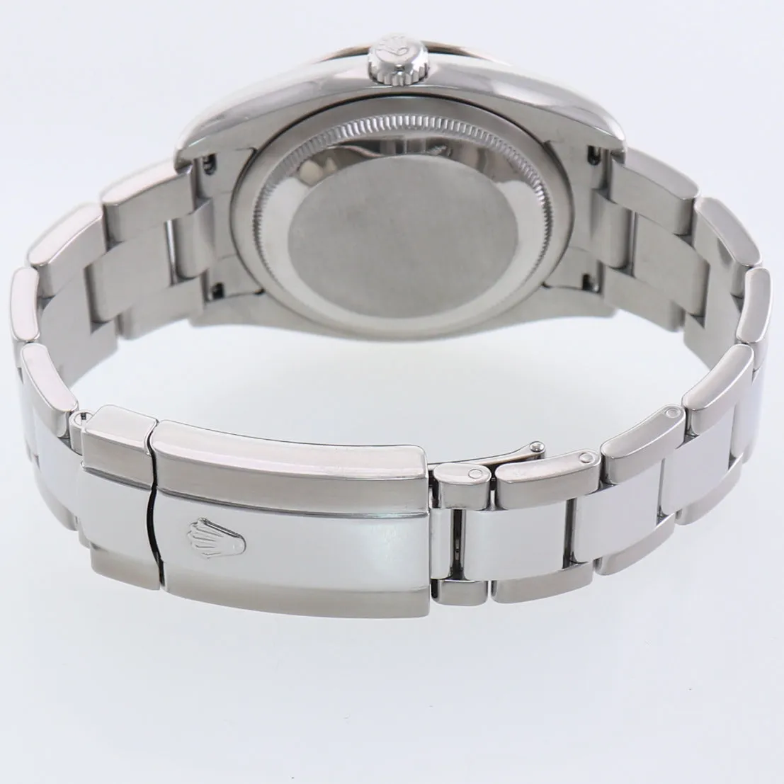 MINT Rolex DateJust Turn-O-Graph 116264 Steel Black White Gold Fluted Watch Box