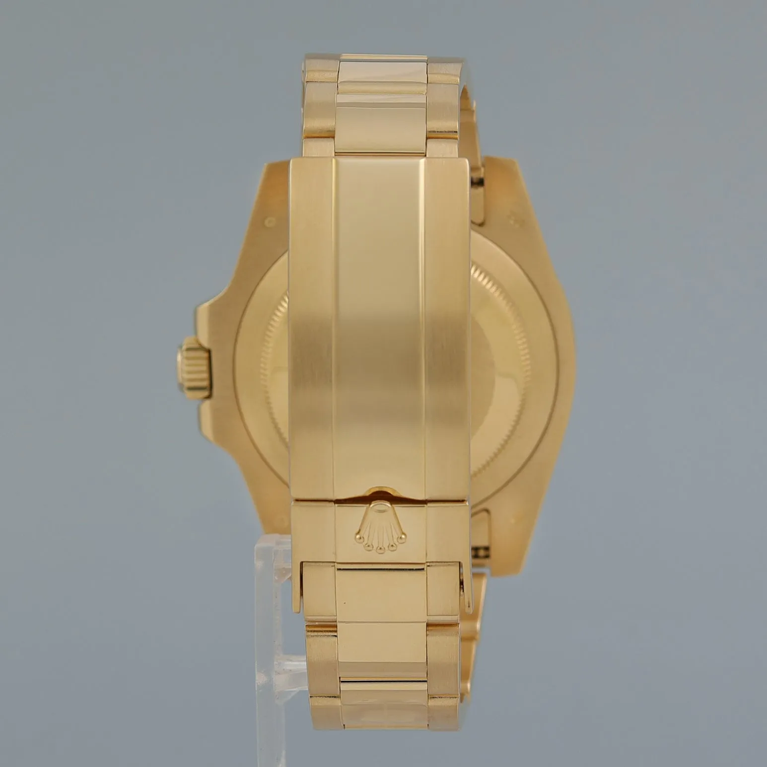 MINT Rolex Submariner Black Diamond Serti Dial Ceramic 116618LN Yellow Gold Watch