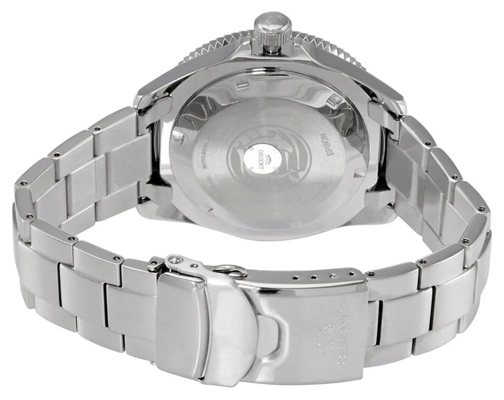 Orient Kanno Automatic Stainless Steel Blue Dial Day-Date Divers Mens Watch RA-AA0009L19A