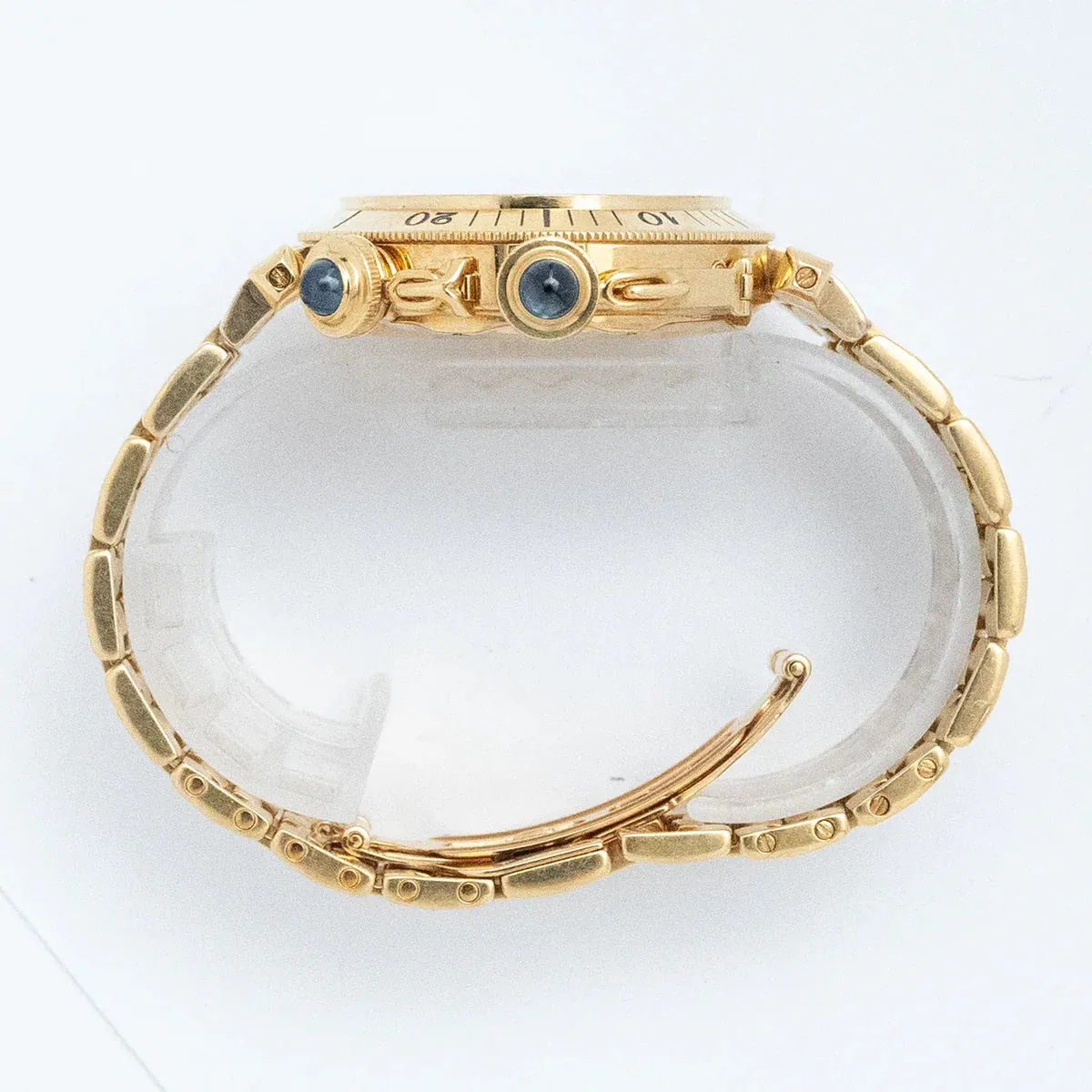 Pasha 38mm Quartz Yellow Gold Perpetual Calender 1990 - 30002