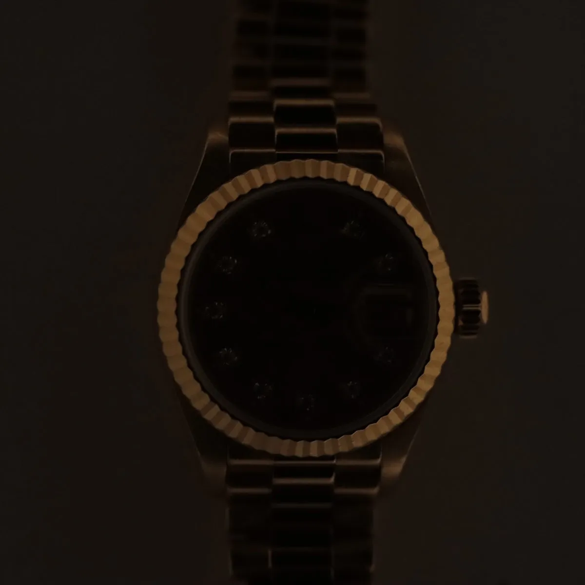 Rolex Datejust 26mm 18k Yellow Gold with Diamonds Watch