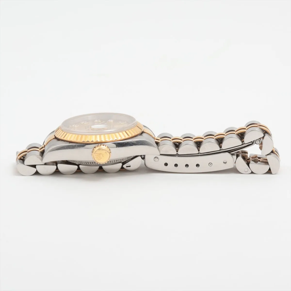 Rolex Datejust 26mm Two Toned 18k Yellow Gold/Stainless Steel with Diamonds Watch