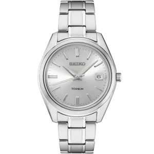 Seiko Essentials Collection Titanium Quartz Watch, SUR369