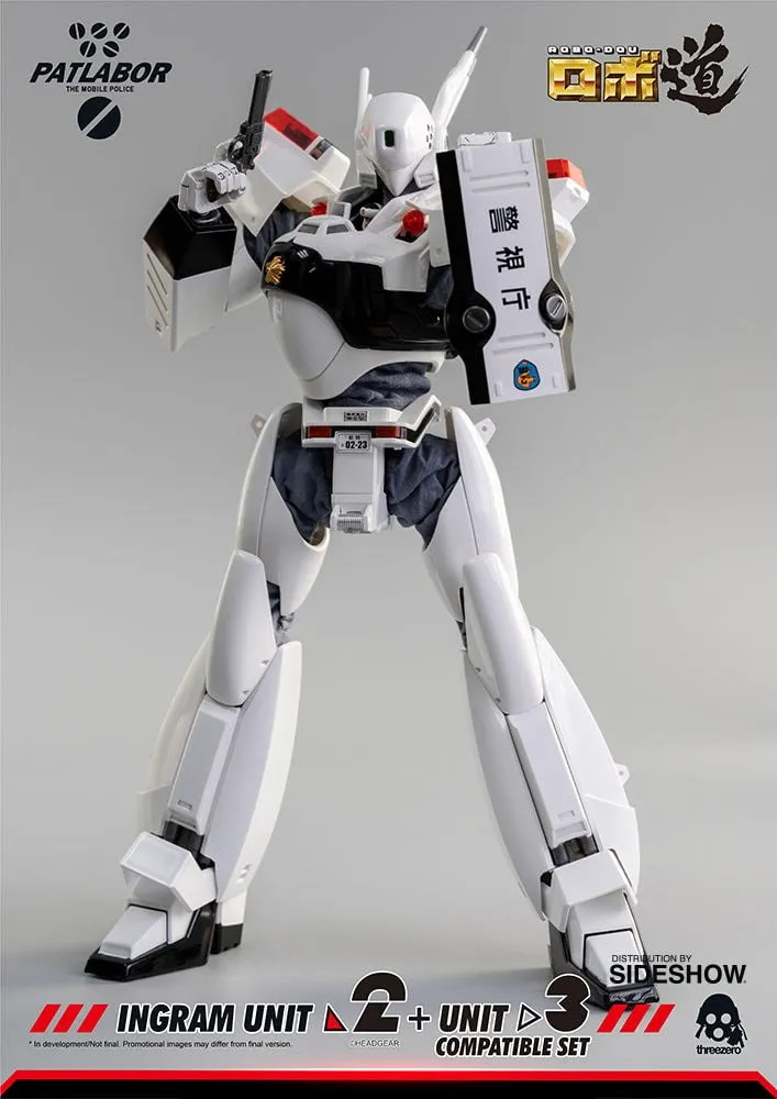 ThreeZero Patlabor ROBO-DOU Ingram Unit 2   Unit 3 Compatible Set 1/35 Scale Figure