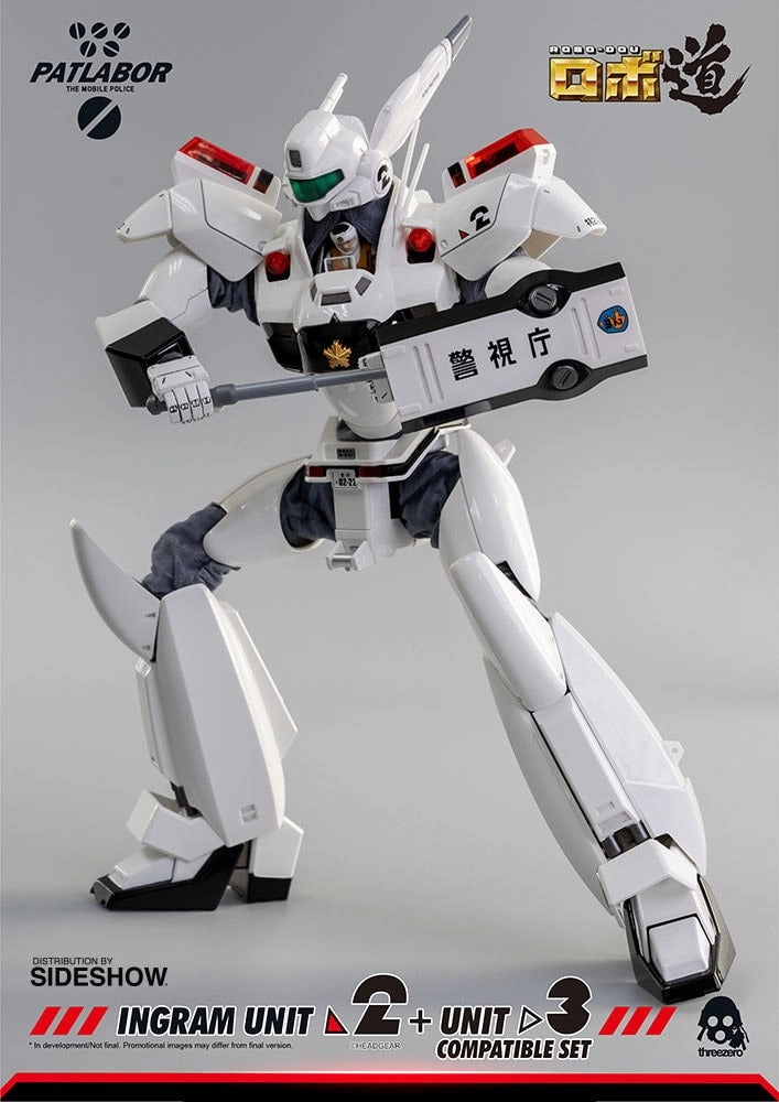 ThreeZero Patlabor ROBO-DOU Ingram Unit 2   Unit 3 Compatible Set 1/35 Scale Figure