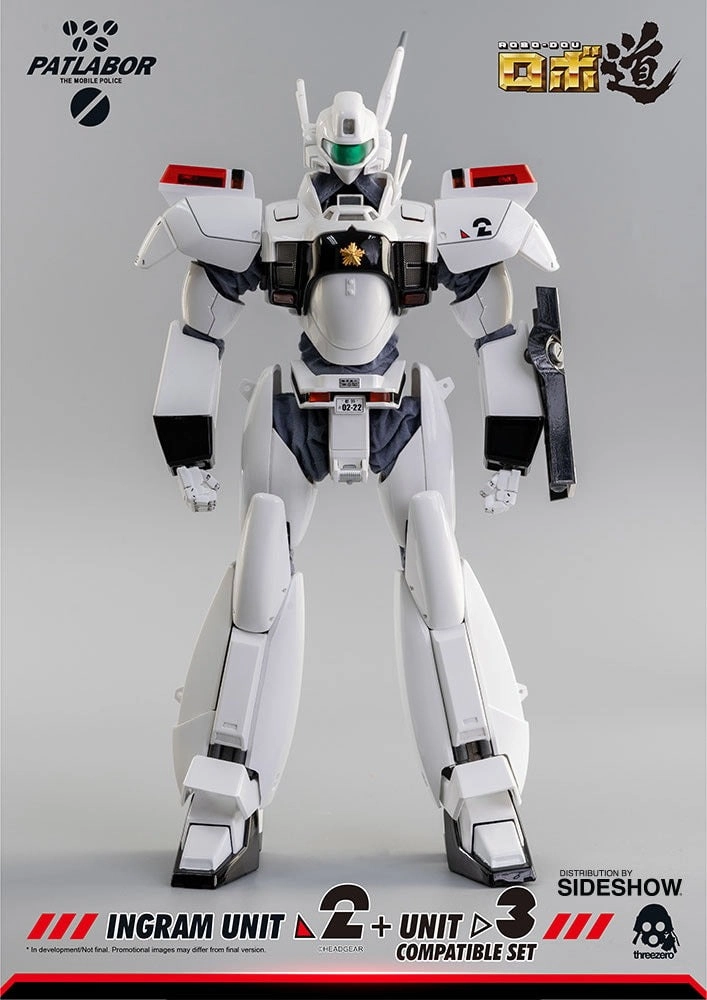 ThreeZero Patlabor ROBO-DOU Ingram Unit 2   Unit 3 Compatible Set 1/35 Scale Figure
