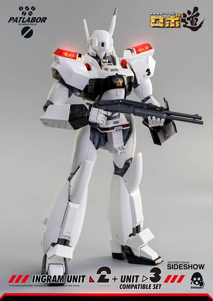 ThreeZero Patlabor ROBO-DOU Ingram Unit 2   Unit 3 Compatible Set 1/35 Scale Figure