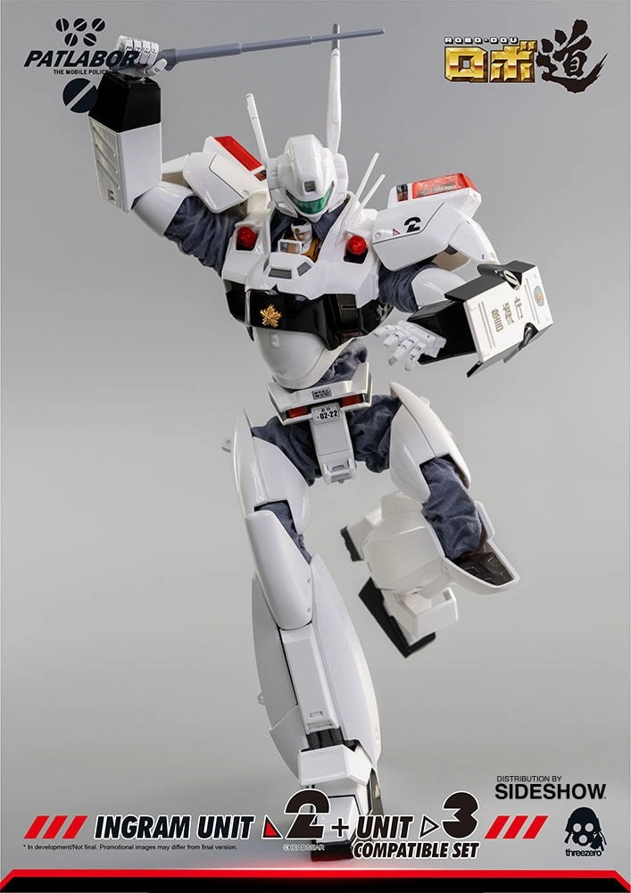 ThreeZero Patlabor ROBO-DOU Ingram Unit 2   Unit 3 Compatible Set 1/35 Scale Figure