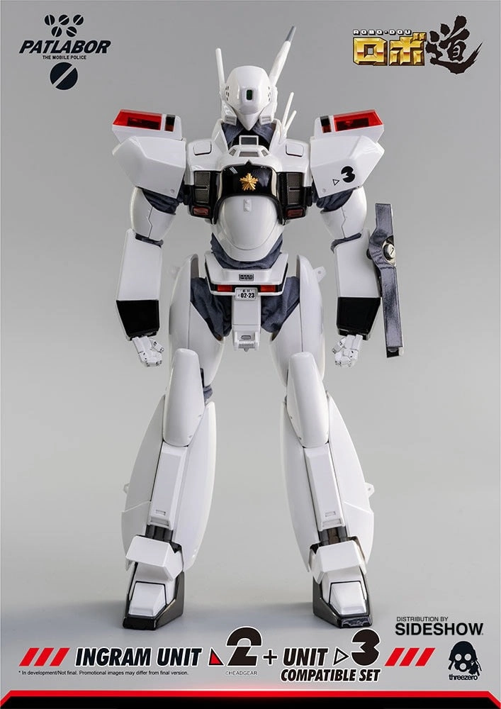 ThreeZero Patlabor ROBO-DOU Ingram Unit 2   Unit 3 Compatible Set 1/35 Scale Figure